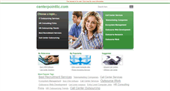 Desktop Screenshot of centerpointllc.com